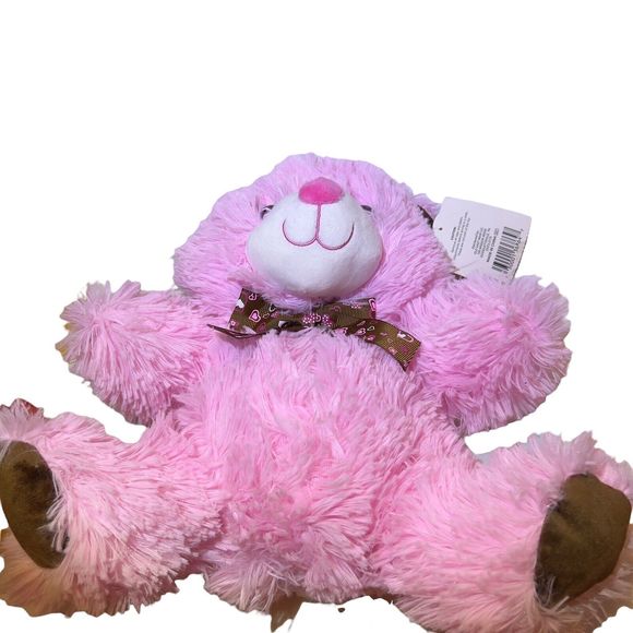 Homerbest Plush 12” Bear‎ Chocolate Scented Pink  Valentines Stuffed Animal Toy - Picture 5 of 9